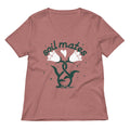 Soil Mates Women's V-Neck Tee Hoodie, Sweatshirt | CoreVibeTees.com