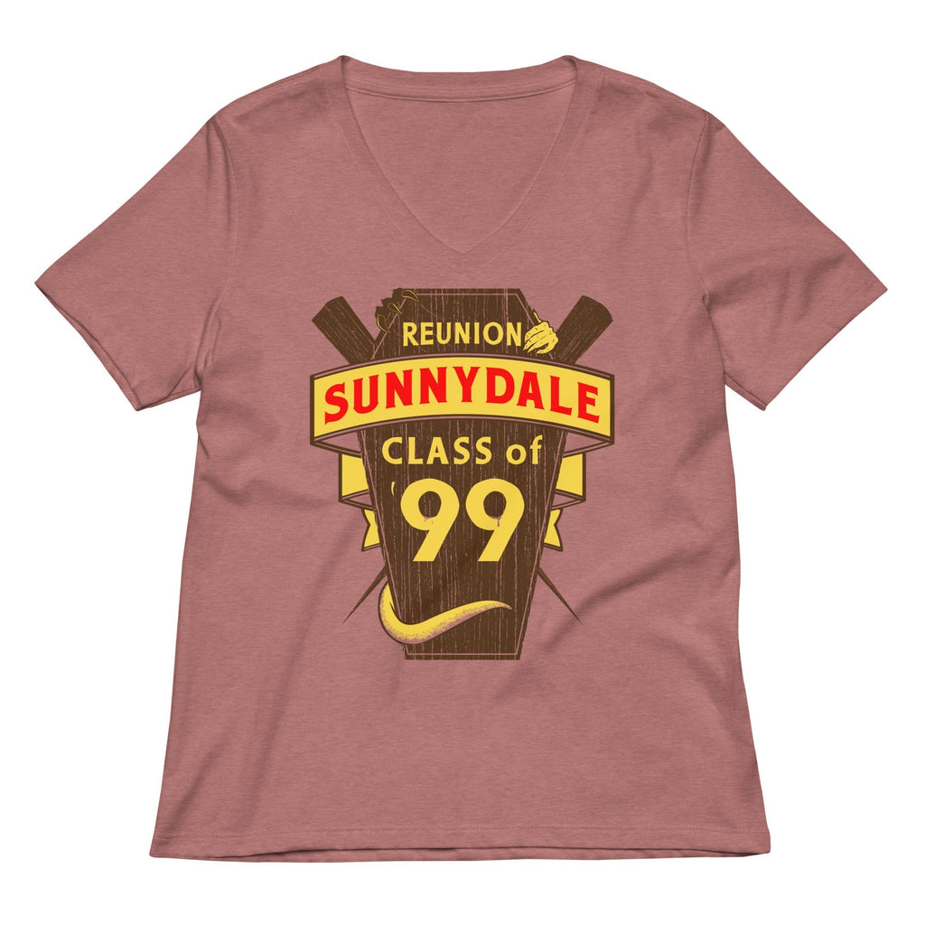 Sunnydale Reunion Women's V-Neck Tee Hoodie, Sweatshirt | CoreVibeTees.com (Image 1)