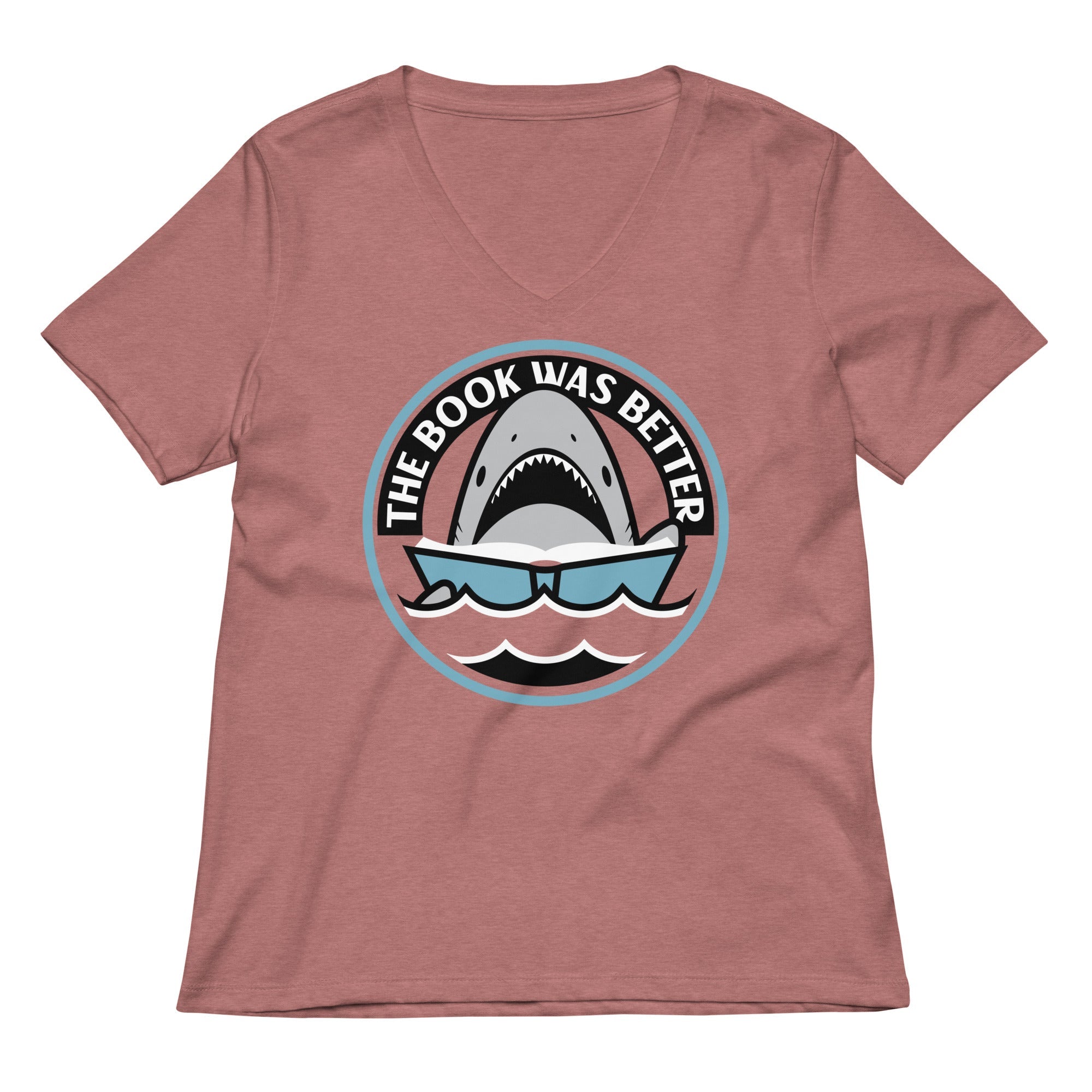The Book Was Better Women's V-Neck Tee Hoodie, Sweatshirt | CoreVibeTees.com (Image 2)