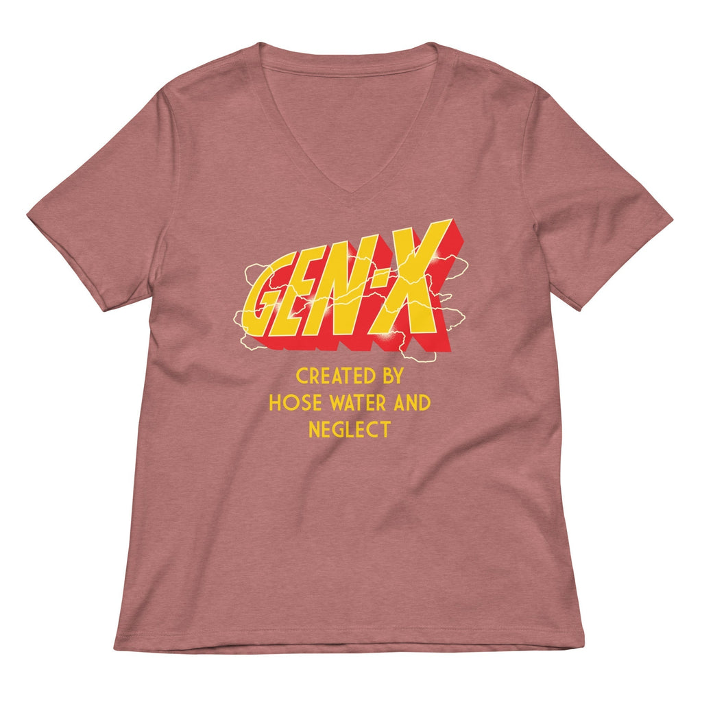 Gen-X Women's V-Neck Tee Hoodie, Sweatshirt | CoreVibeTees.com (Image 5)
