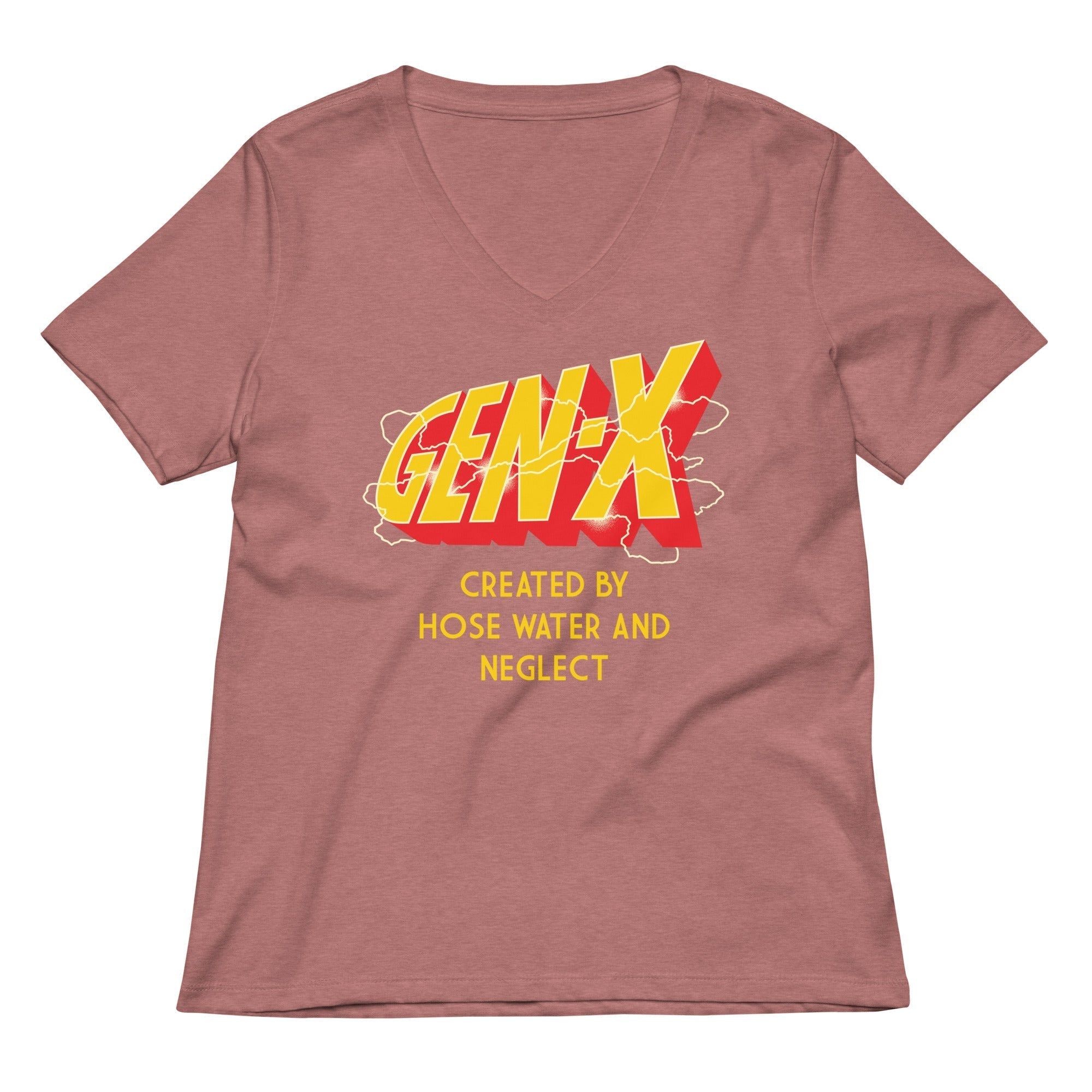 Gen-X Women's V-Neck Tee Hoodie, Sweatshirt | CoreVibeTees.com (Image 5)