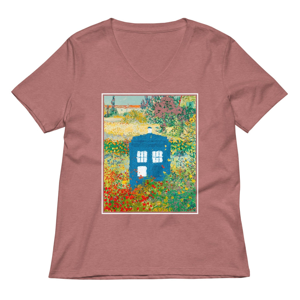 Garden In Bloom Women's V-Neck Tee Hoodie, Sweatshirt | CoreVibeTees.com (Image 5)