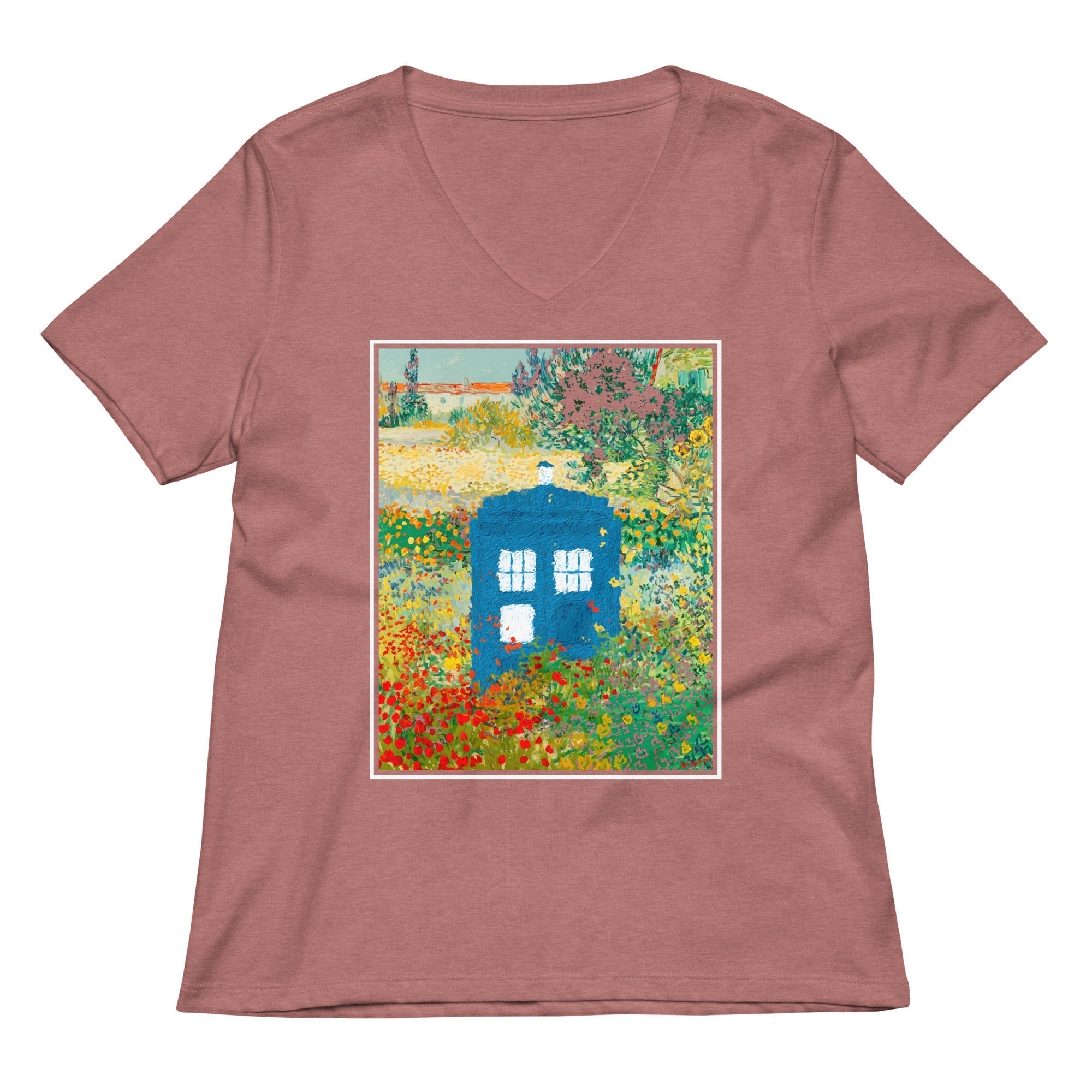 Garden In Bloom Women's V-Neck Tee Hoodie, Sweatshirt | CoreVibeTees.com (Image 5)