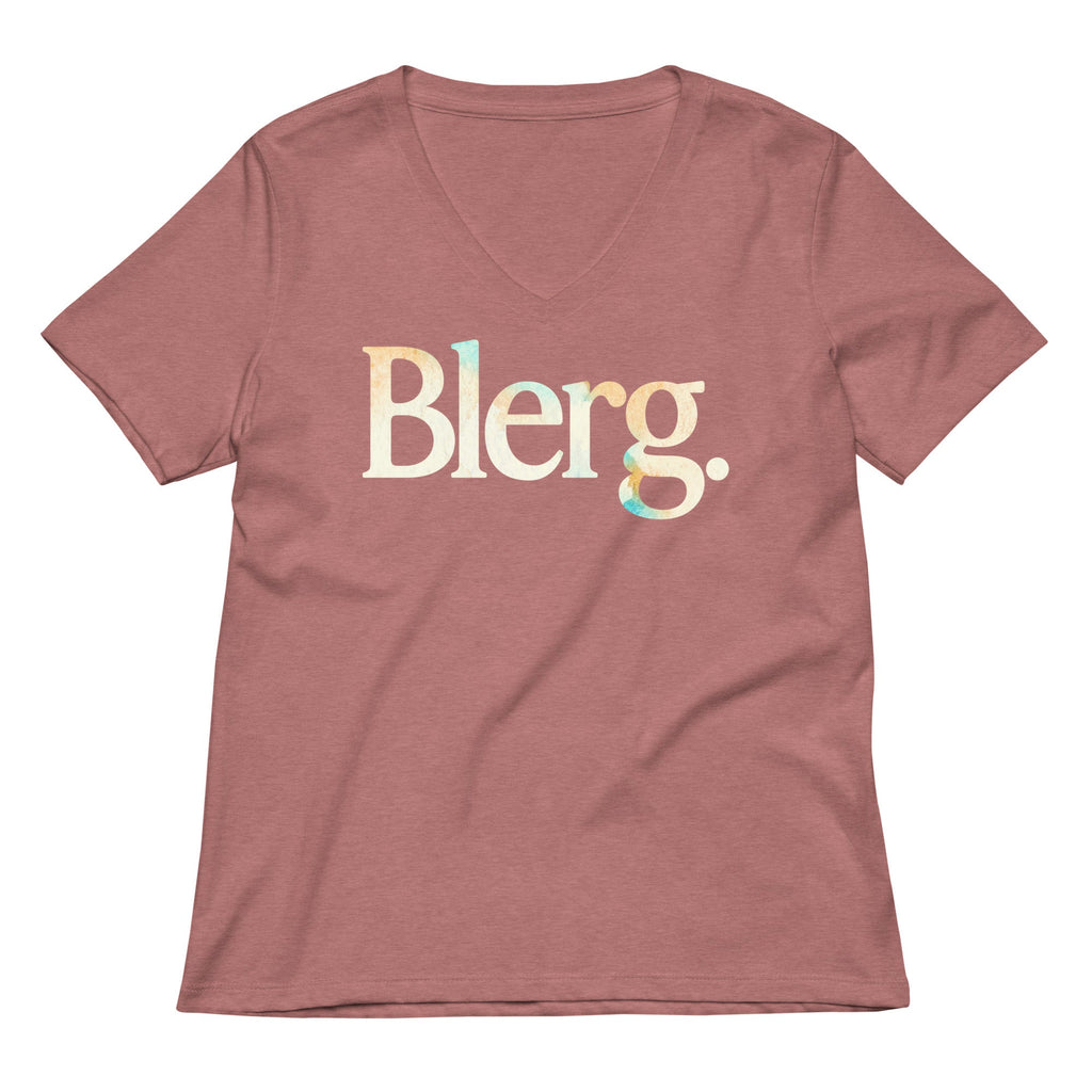 Blerg Women's V-Neck Tee Hoodie, Sweatshirt | CoreVibeTees.com (Image 5)