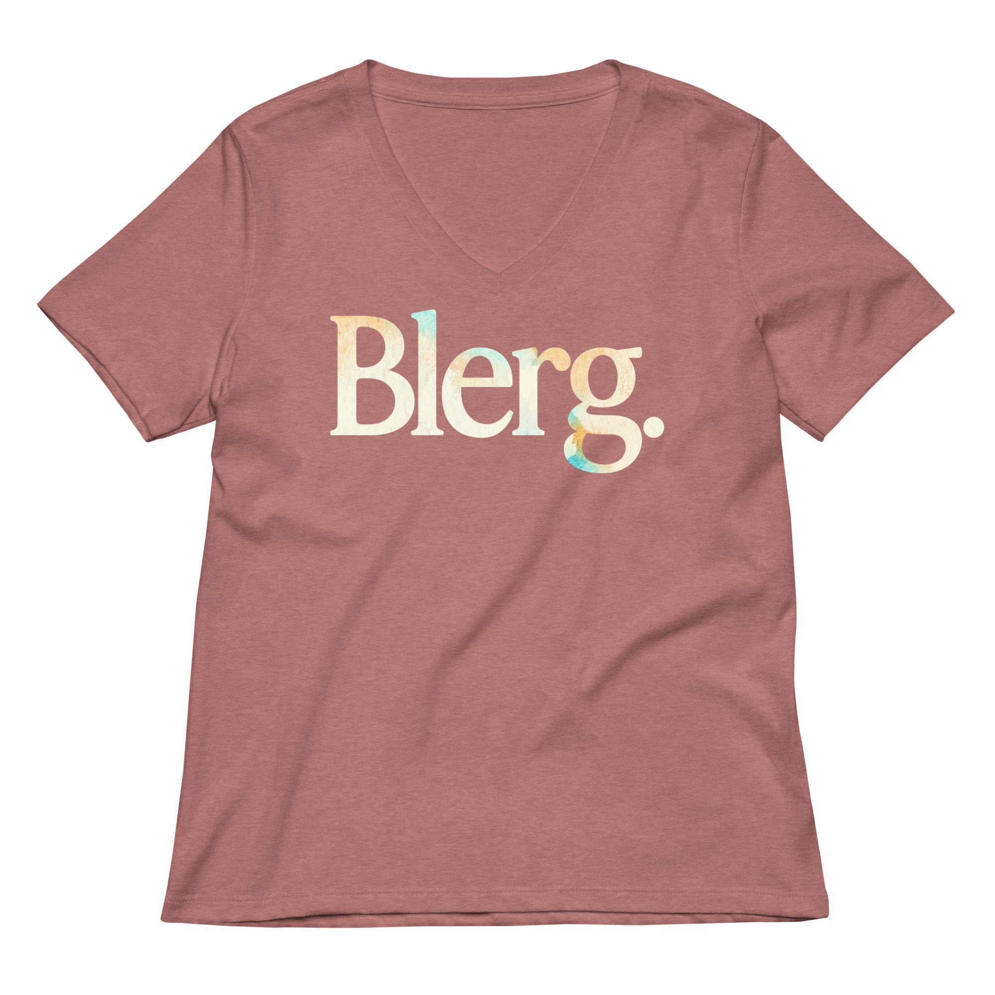 Blerg Women's V-Neck Tee Hoodie, Sweatshirt | CoreVibeTees.com (Image 5)