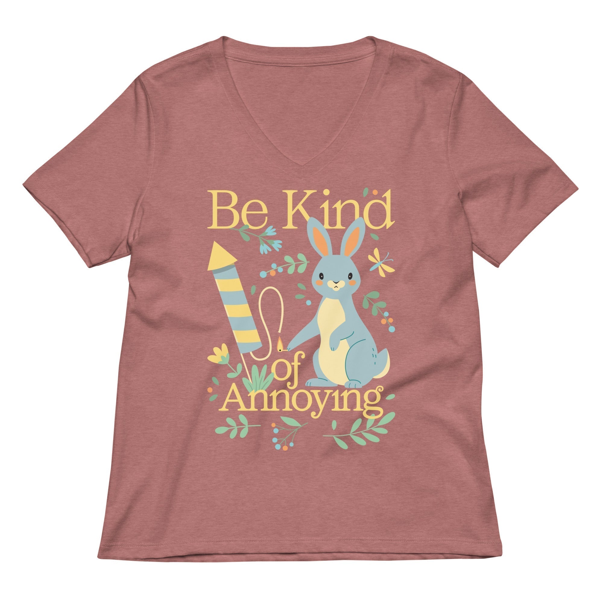 Be Kind Of Annoying Women's V-Neck Tee Hoodie, Sweatshirt | CoreVibeTees.com (Image 5)
