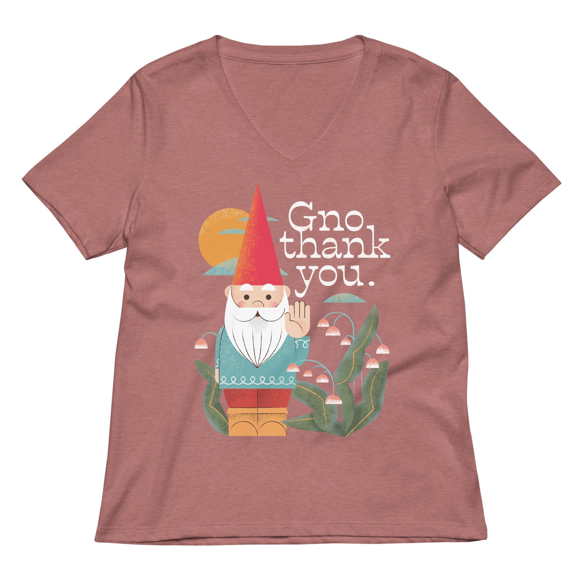 Gno Thank You Women's V-Neck Tee