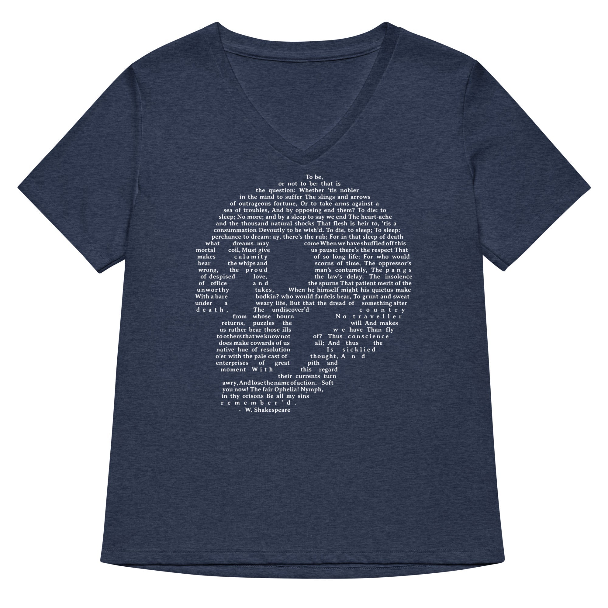 Hamlet Soliloquy Women's V-Neck Tee Hoodie, Sweatshirt | CoreVibeTees.com (Image 2)