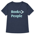 Books>People Women's V-Neck Tee Hoodie, Sweatshirt | CoreVibeTees.com (Image 1)