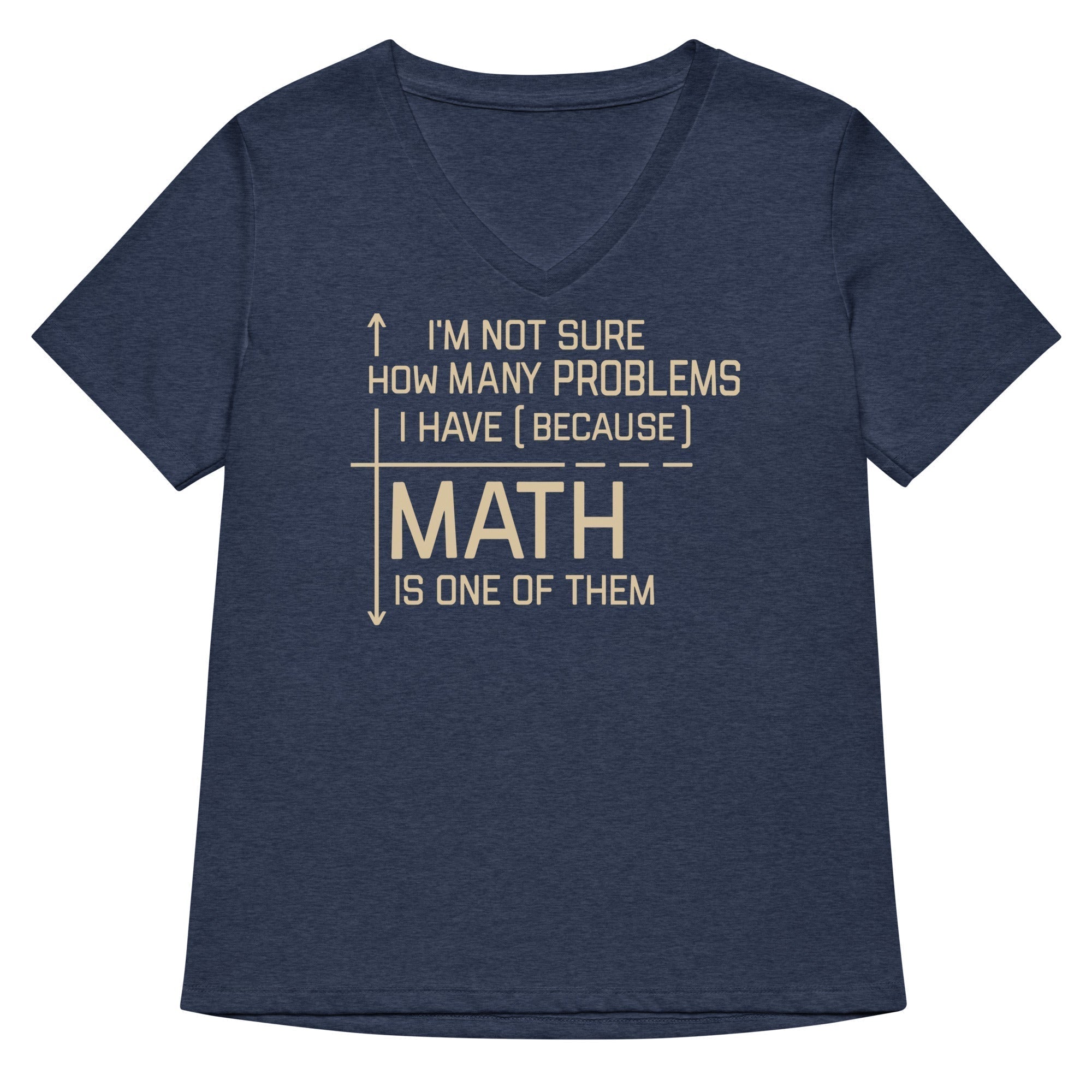 I'm Not Sure How Many Problems I Have Women's V-Neck Tee Hoodie, Sweatshirt | CoreVibeTees.com (Image 2)