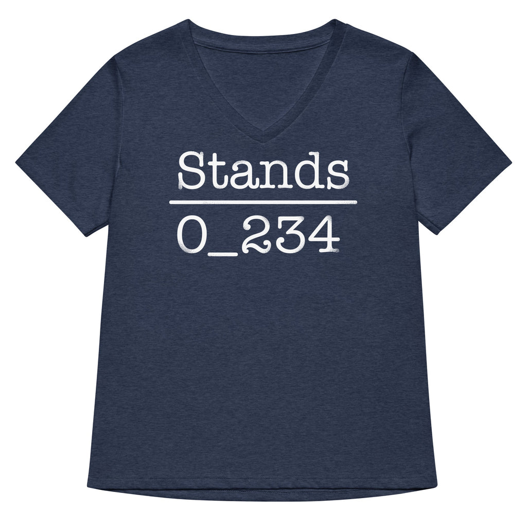 No 1 Under Stands Women's V-Neck Tee Hoodie, Sweatshirt | CoreVibeTees.com (Image 2)