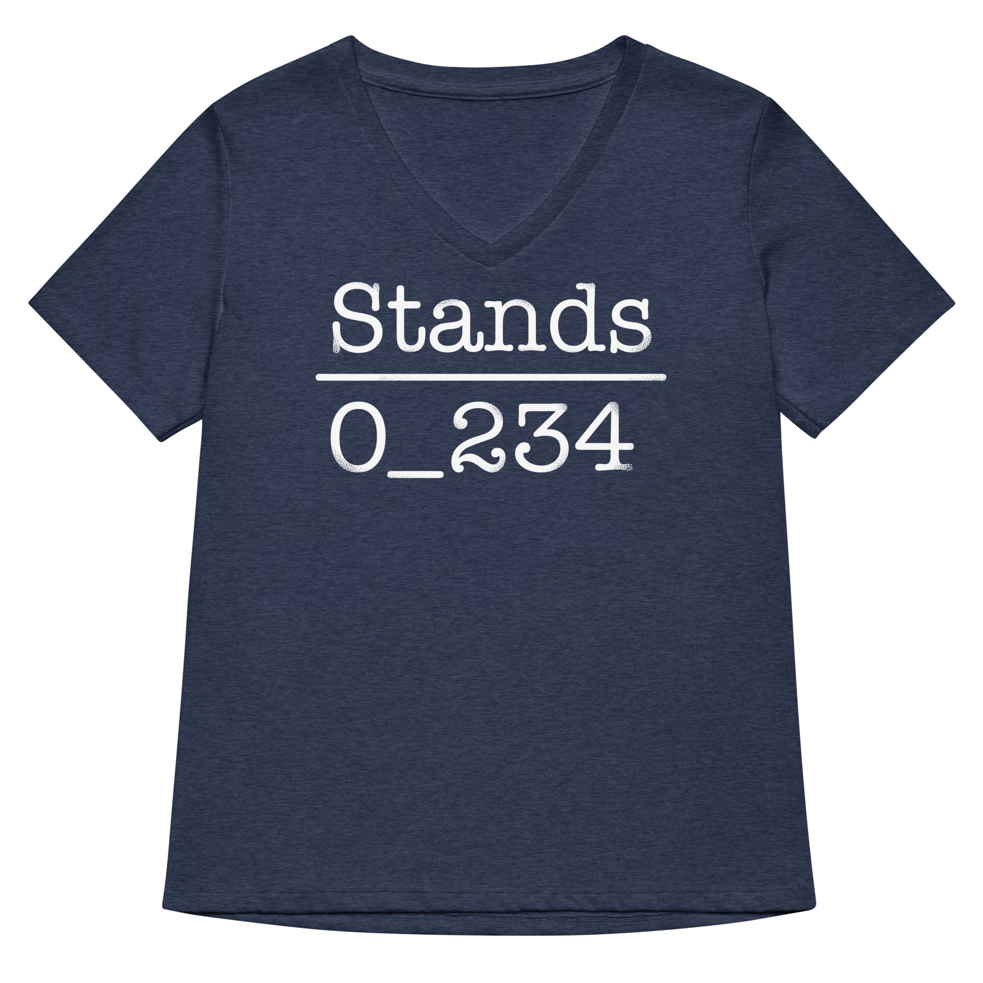 No 1 Under Stands Women's V-Neck Tee Hoodie, Sweatshirt | CoreVibeTees.com (Image 2)