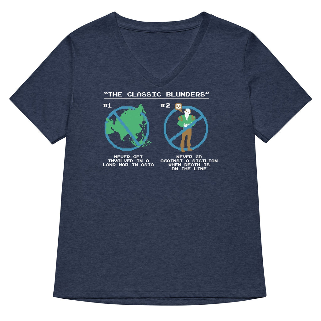 The Classic Blunders Women's V-Neck Tee Hoodie, Sweatshirt | CoreVibeTees.com (Image 2)