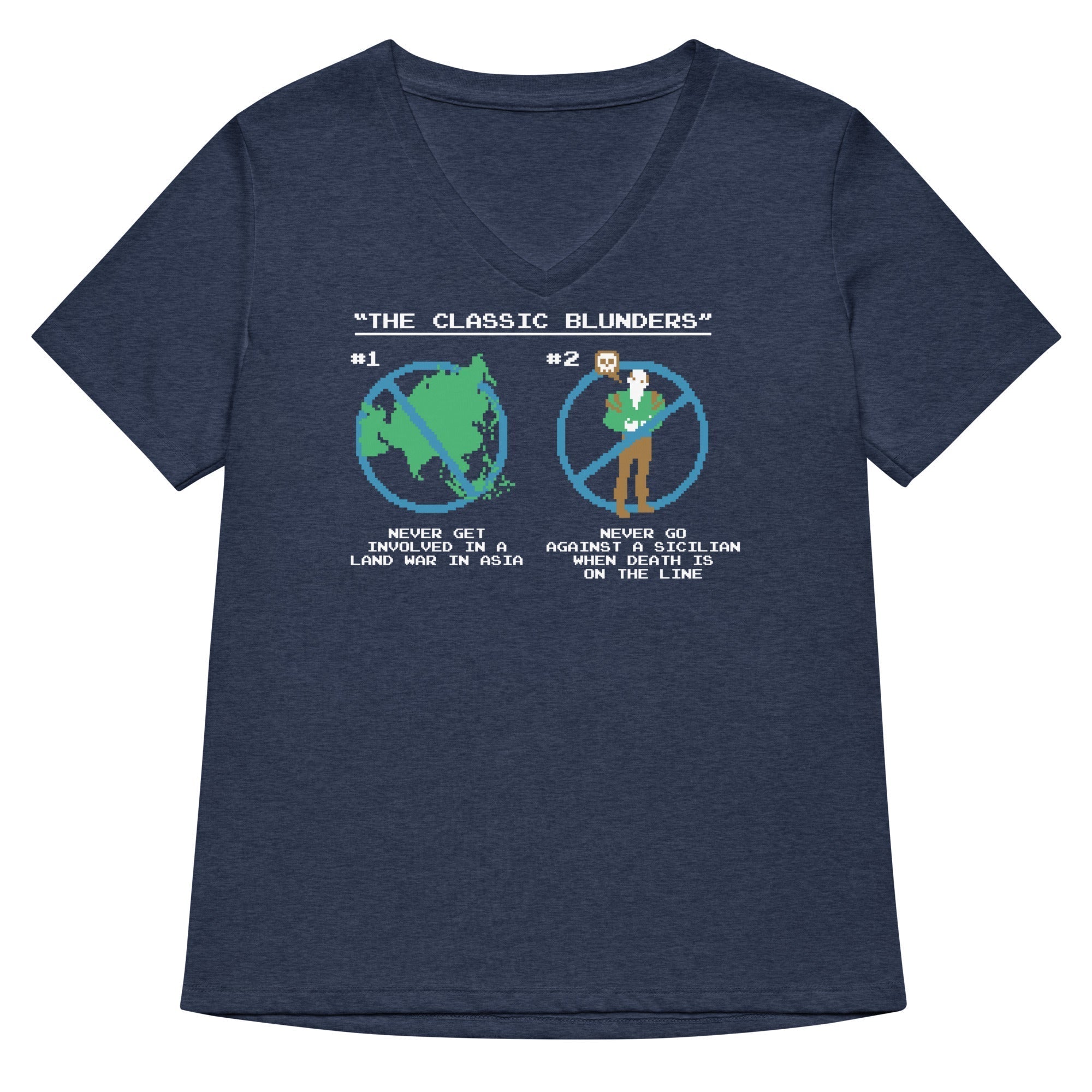 The Classic Blunders Women's V-Neck Tee Hoodie, Sweatshirt | CoreVibeTees.com (Image 2)