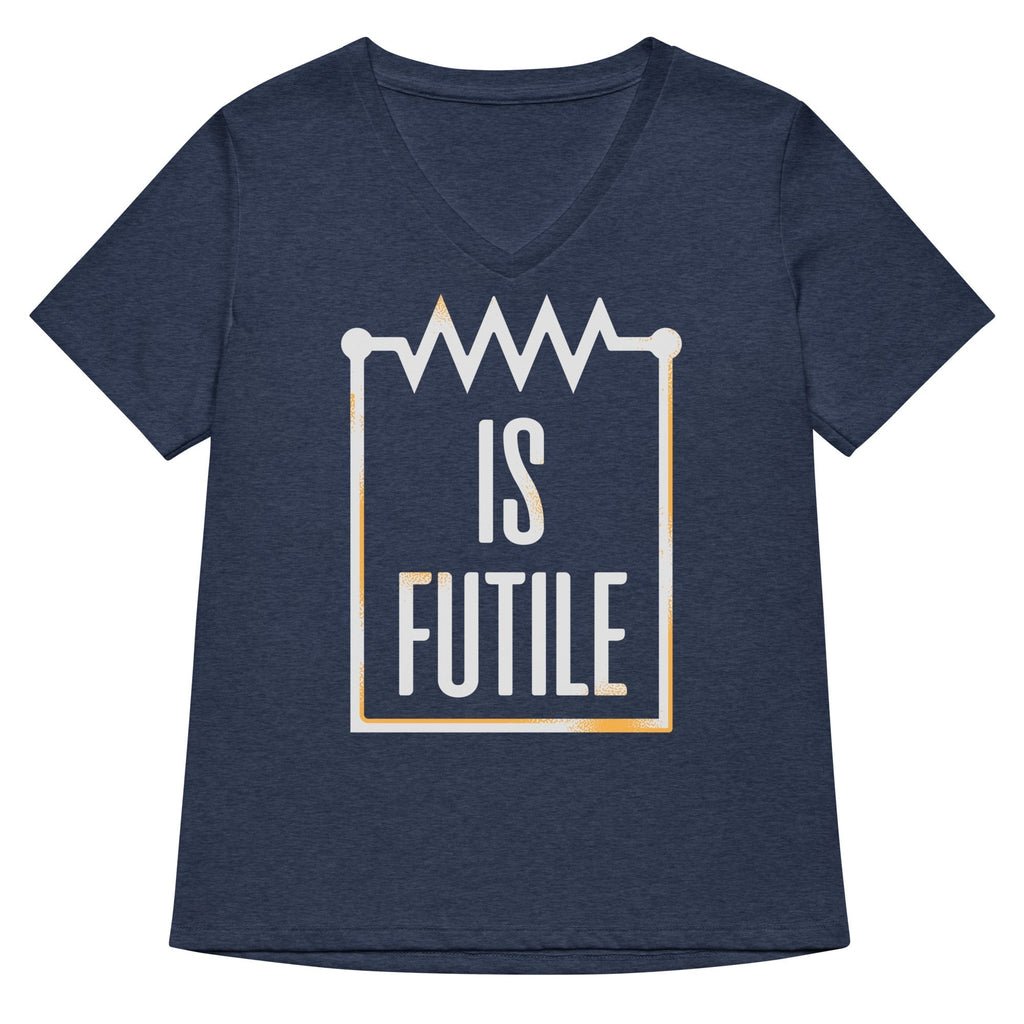 Resistor Is Futile Women's V-Neck Tee Hoodie, Sweatshirt | CoreVibeTees.com (Image 3)