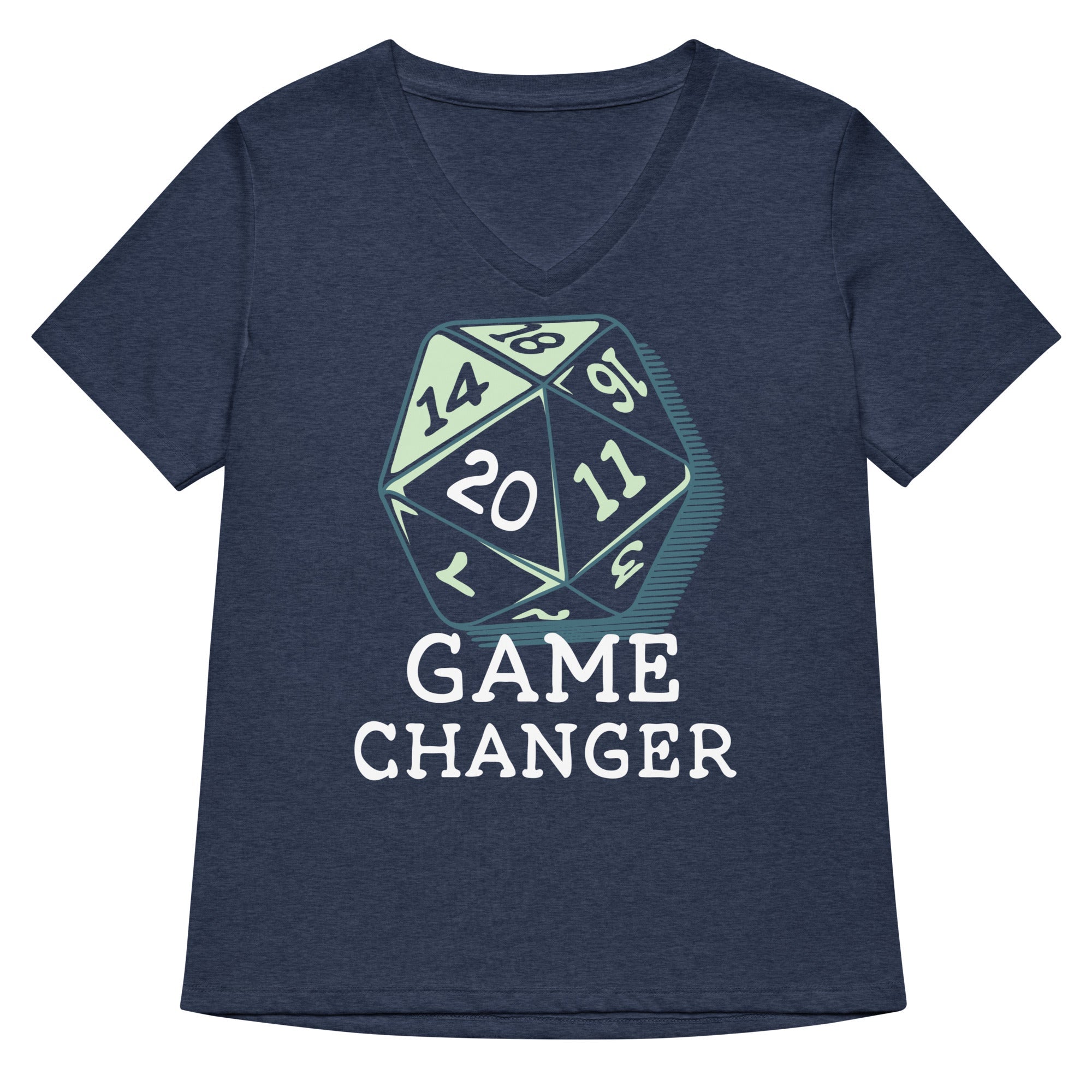 Game Changer Women's V-Neck Tee Hoodie, Sweatshirt | CoreVibeTees.com (Image 3)