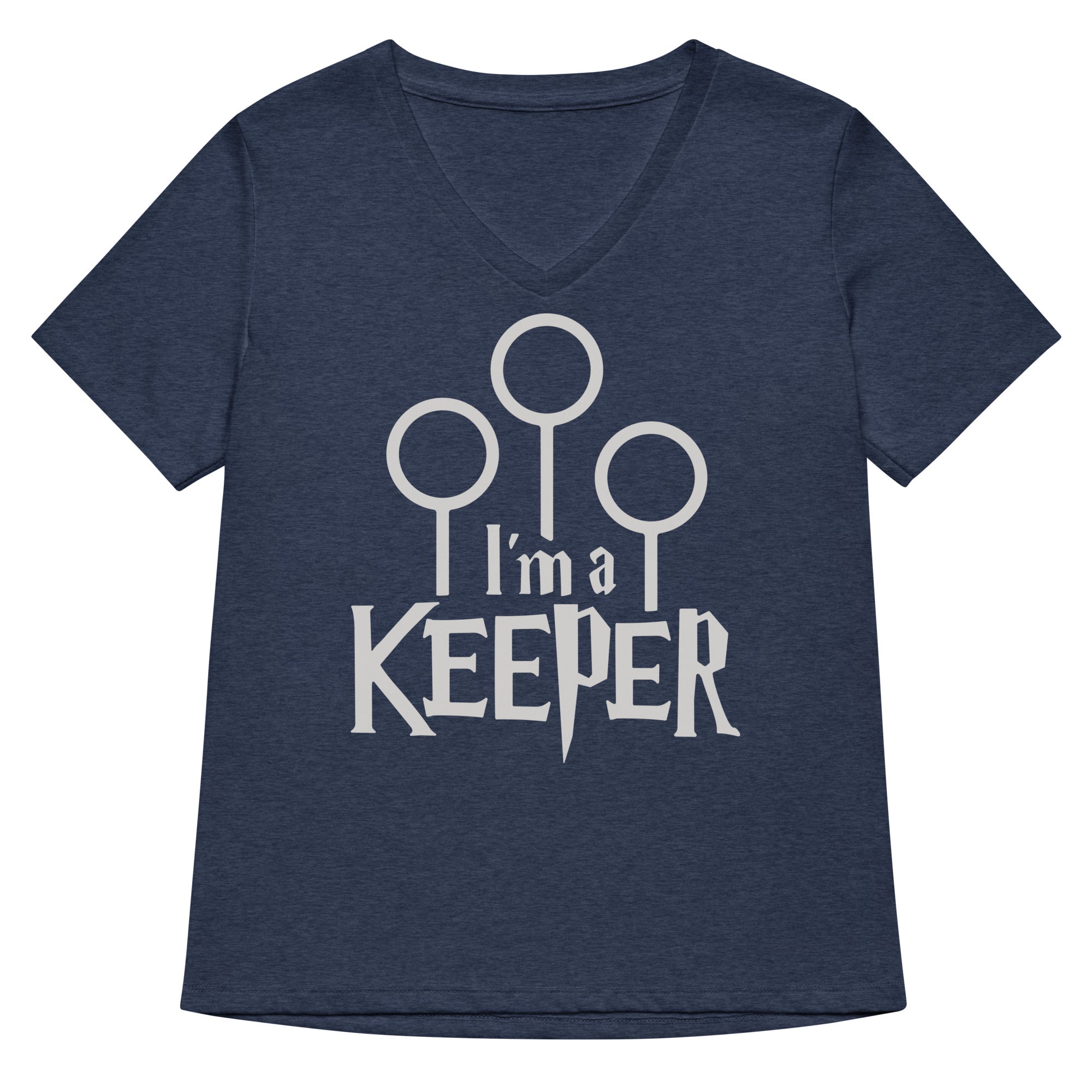 I'm A Keeper Women's V-Neck Tee Hoodie, Sweatshirt | CoreVibeTees.com (Image 2)