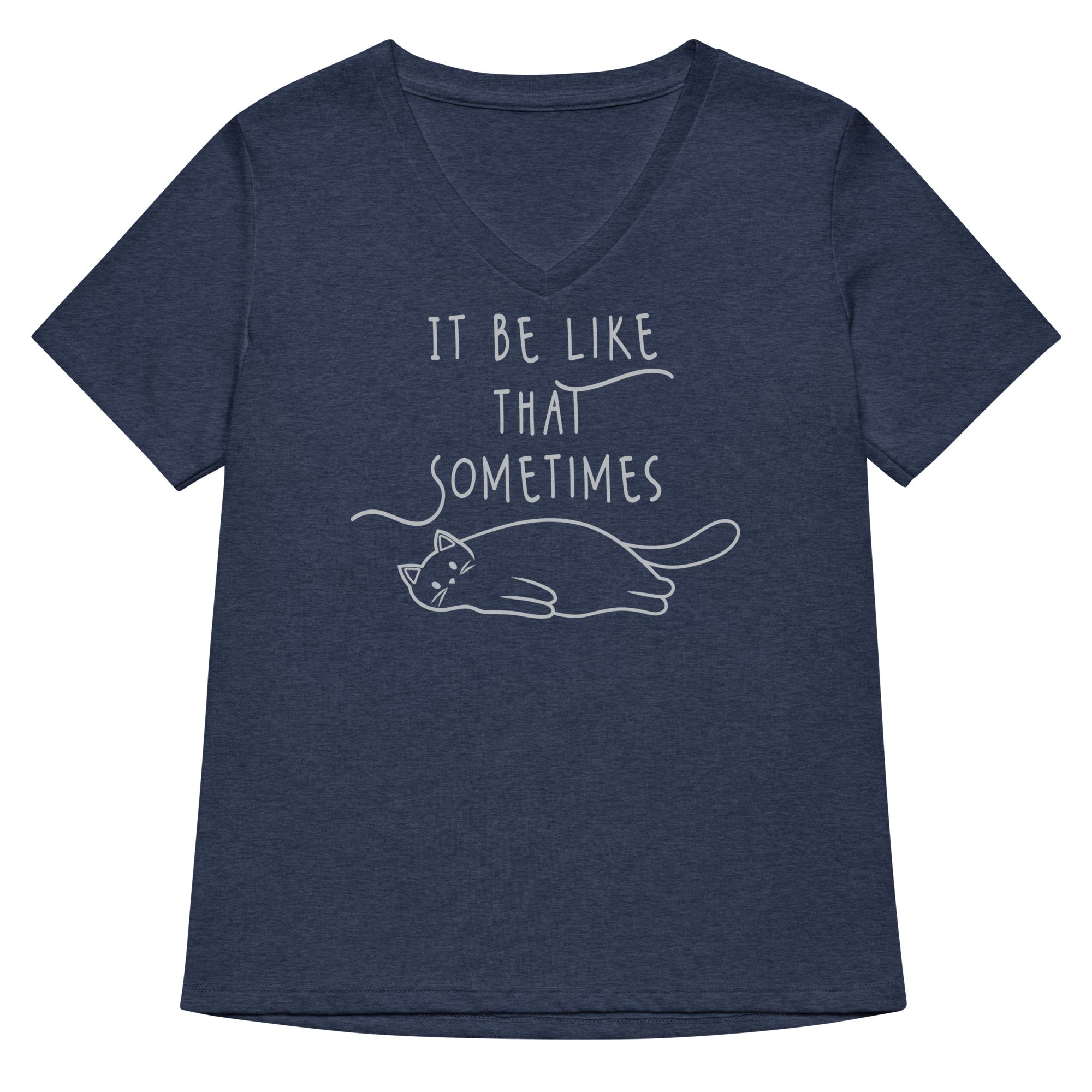It Be Like That Sometimes Women's V-Neck Tee Hoodie, Sweatshirt | CoreVibeTees.com (Image 2)