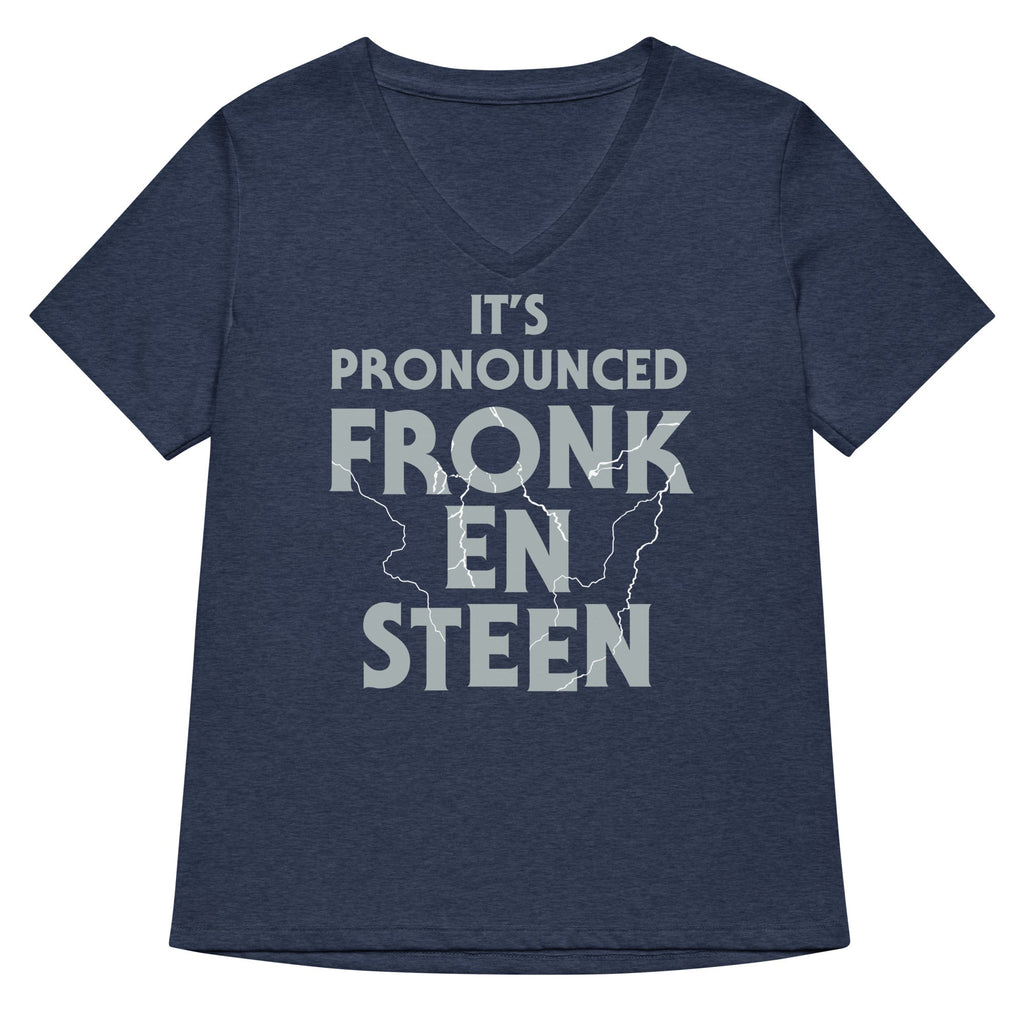 It's Pronounced Fronk-En-Steen Women's V-Neck Tee Hoodie, Sweatshirt | CoreVibeTees.com (Image 2)