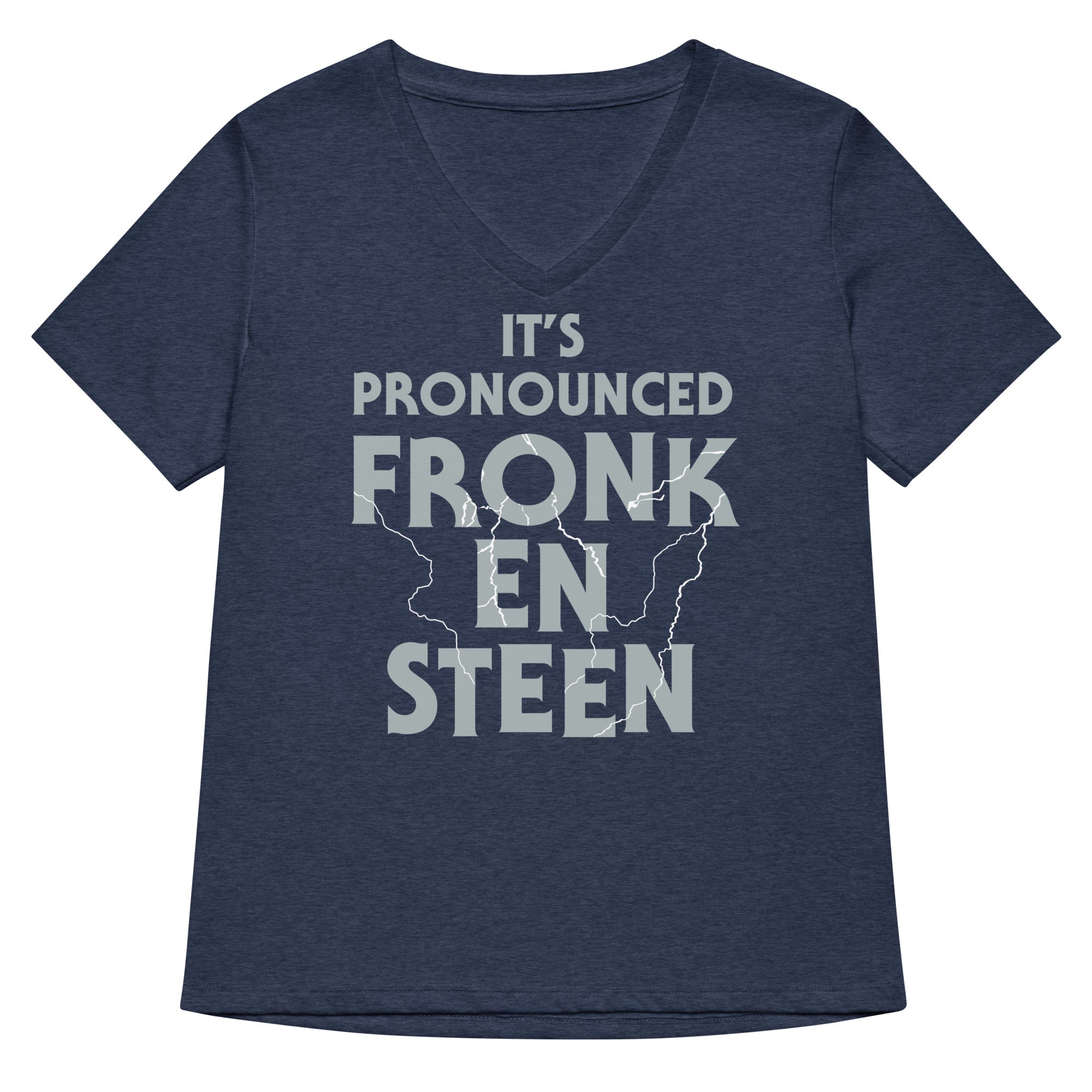 It's Pronounced Fronk-En-Steen Women's V-Neck Tee Hoodie, Sweatshirt | CoreVibeTees.com (Image 2)