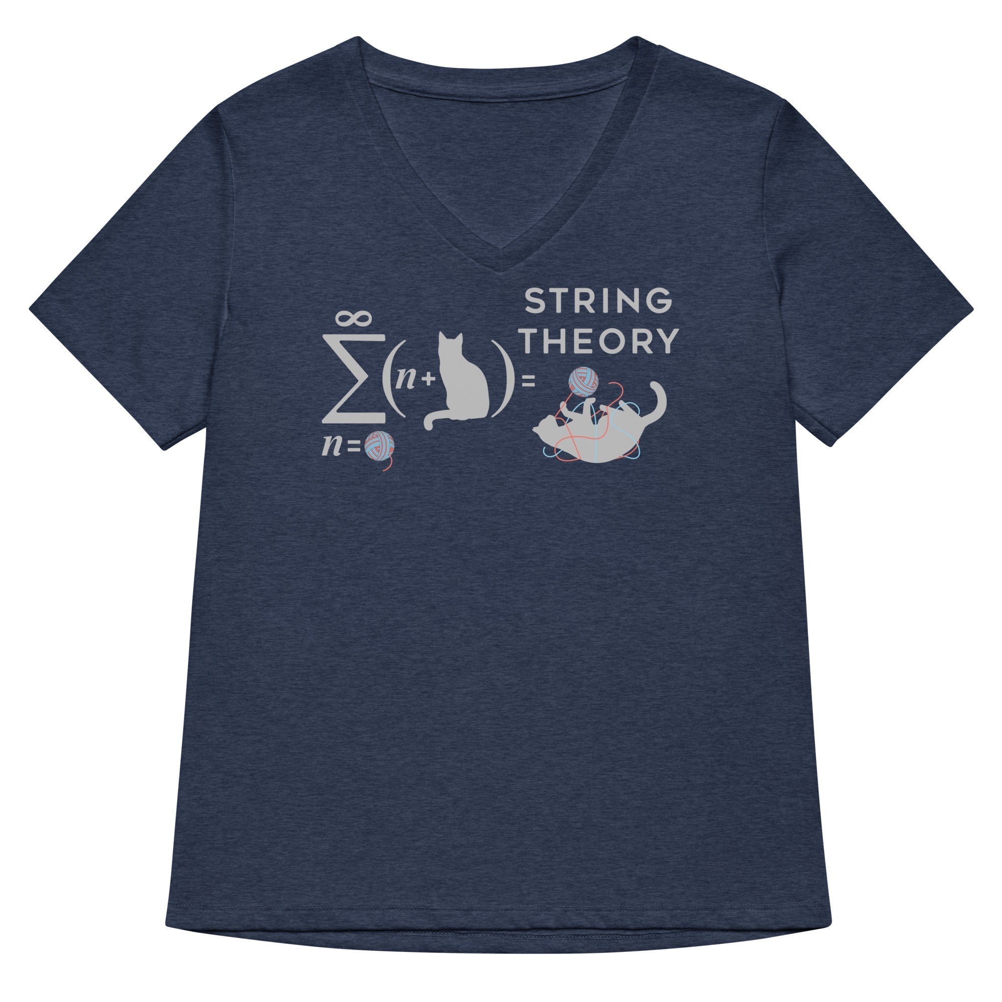 String Theory Women's V-Neck Tee Hoodie, Sweatshirt | CoreVibeTees.com (Image 2)