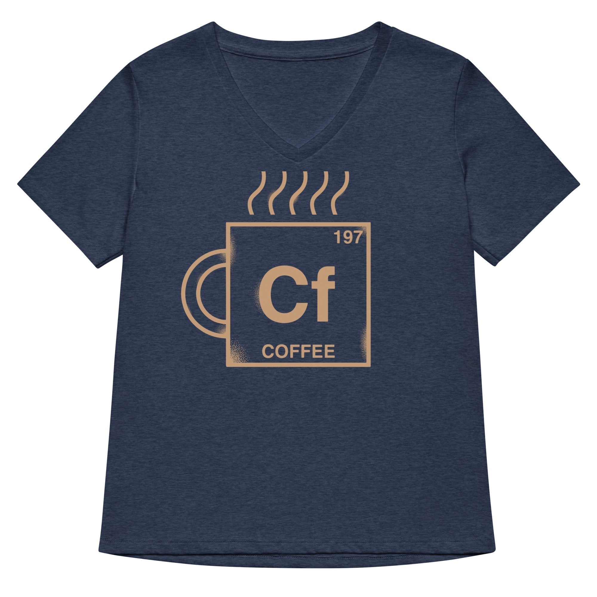 Coffee Element Women's V-Neck Tee Hoodie, Sweatshirt | CoreVibeTees.com (Image 2)