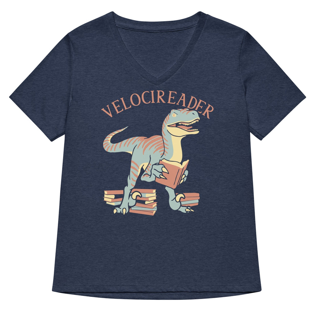 Velocireader Women's V-Neck Tee Hoodie, Sweatshirt | CoreVibeTees.com (Image 2)