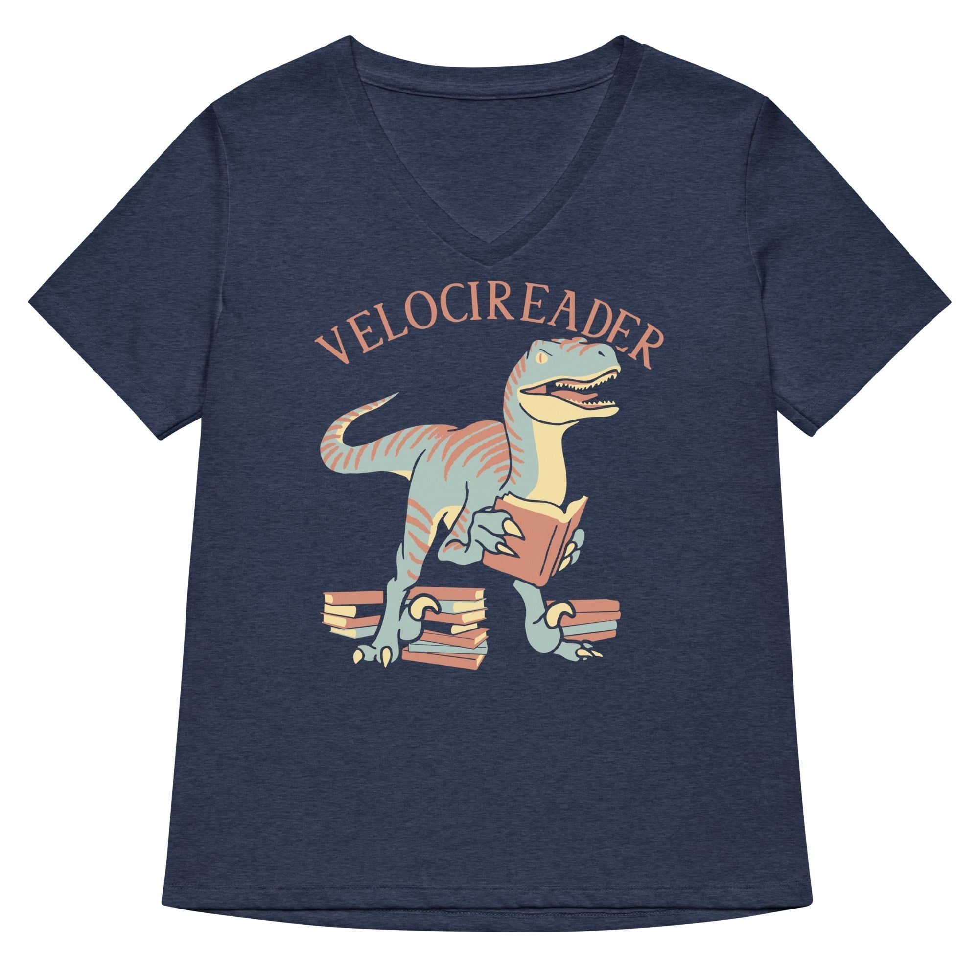 Velocireader Women's V-Neck Tee Hoodie, Sweatshirt | CoreVibeTees.com (Image 2)