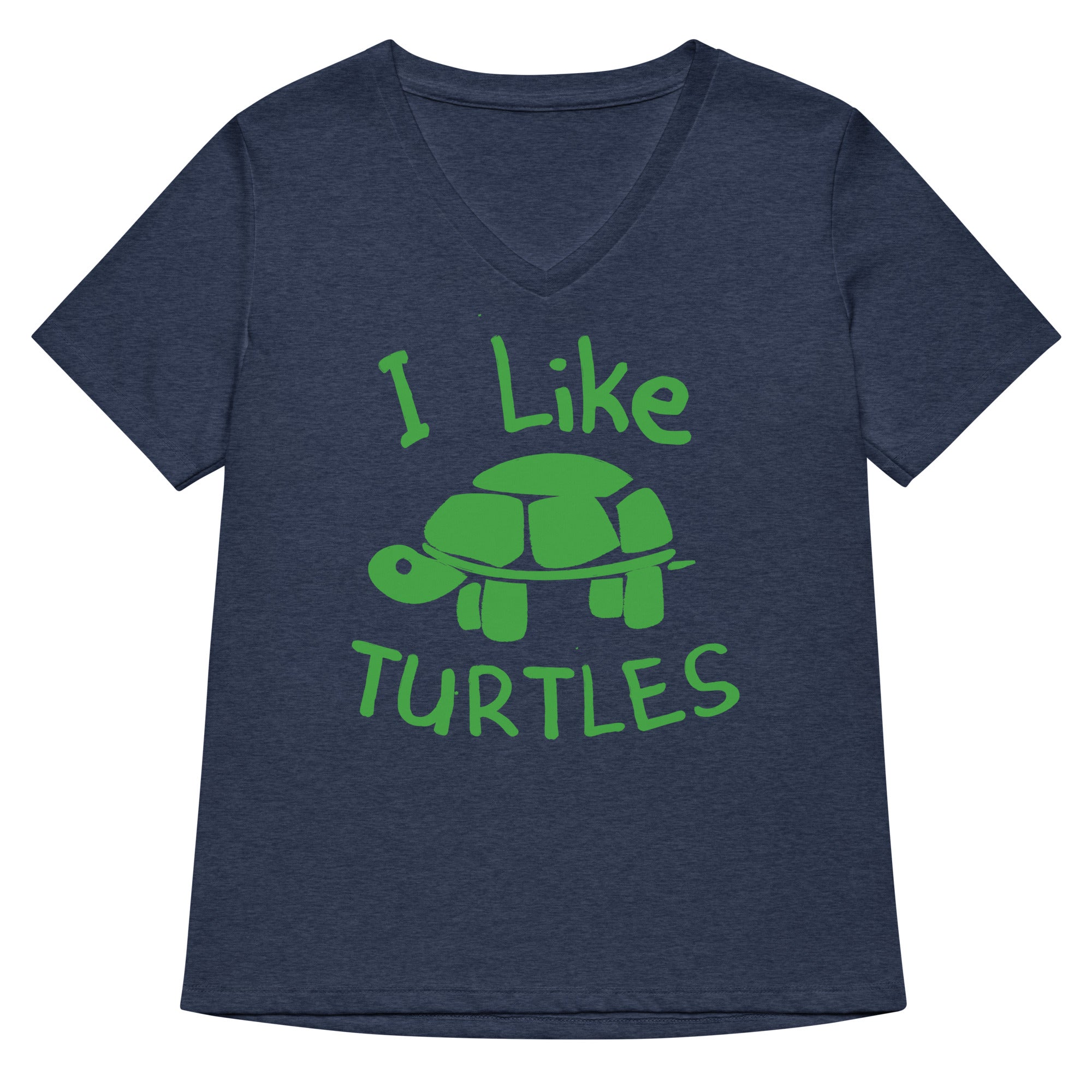 I Like Turtles Women's V-Neck Tee Hoodie, Sweatshirt | CoreVibeTees.com (Image 2)