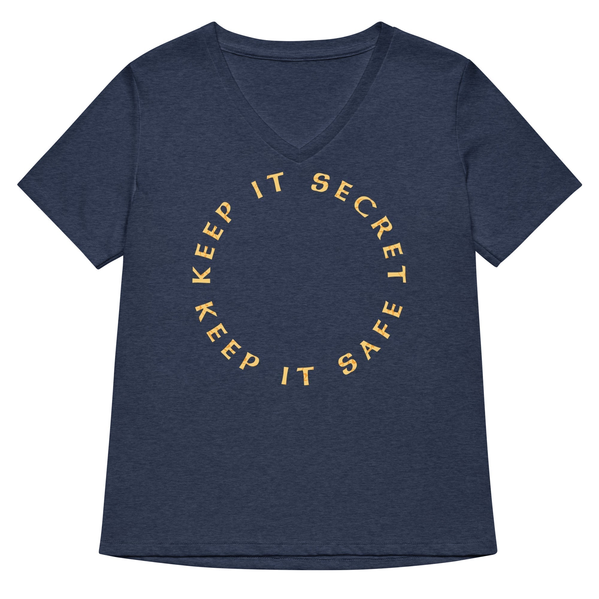 Keep It Secret Keep It Safe Women's V-Neck Tee Hoodie, Sweatshirt | CoreVibeTees.com (Image 2)