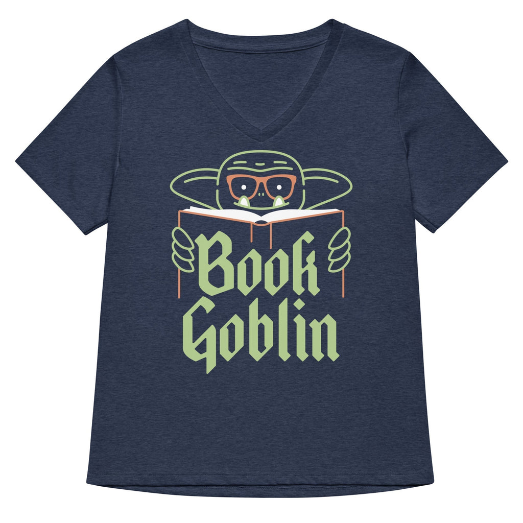 Book Goblin Women's V-Neck Tee Hoodie, Sweatshirt | CoreVibeTees.com (Image 2)