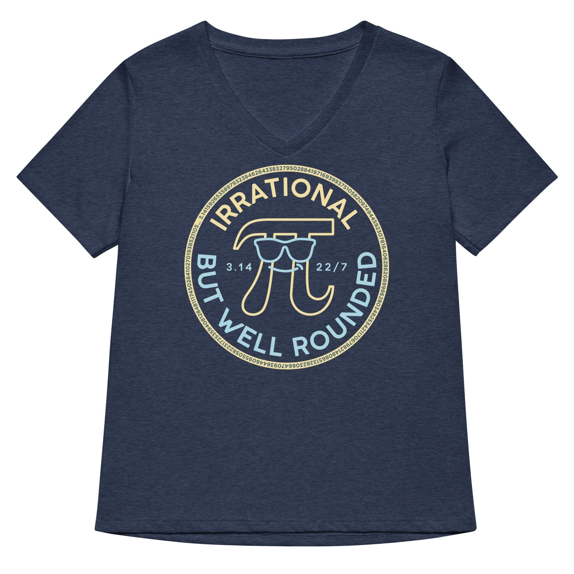 Irrational But Well Rounded Women's V-Neck Tee Hoodie, Sweatshirt | CoreVibeTees.com (Image 1)