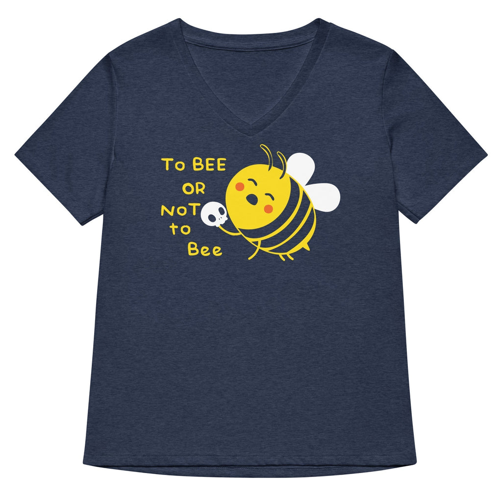To Bee Or Not To Bee Women's V-Neck Tee Hoodie, Sweatshirt | CoreVibeTees.com (Image 3)