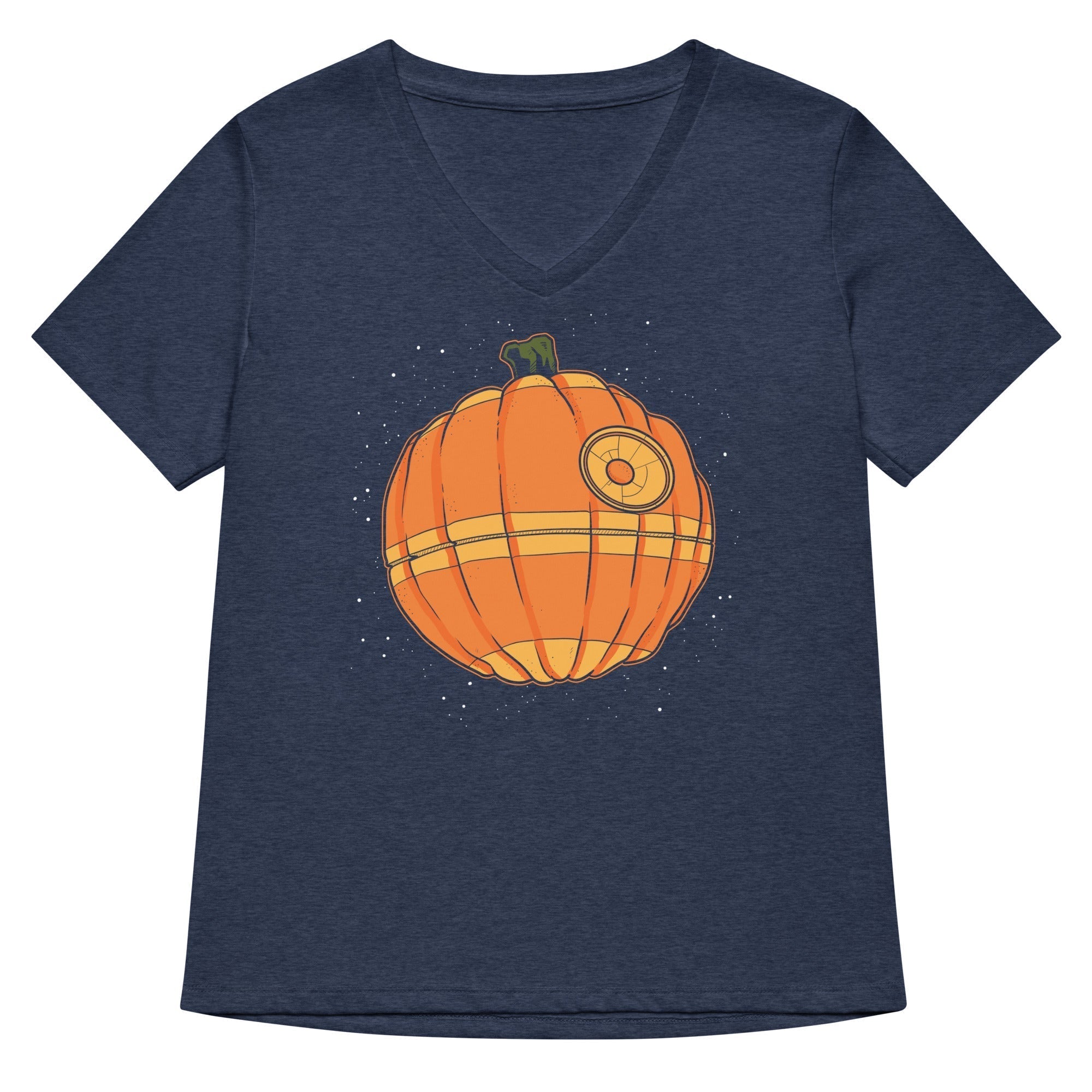 That's No Pumpkin Women's V-Neck Tee Hoodie, Sweatshirt | CoreVibeTees.com (Image 3)