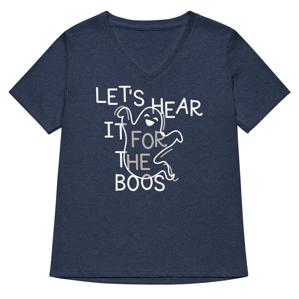 Let's Hear It For The Boos Women's V-Neck Tee Hoodie, Sweatshirt | CoreVibeTees.com (Image 2)
