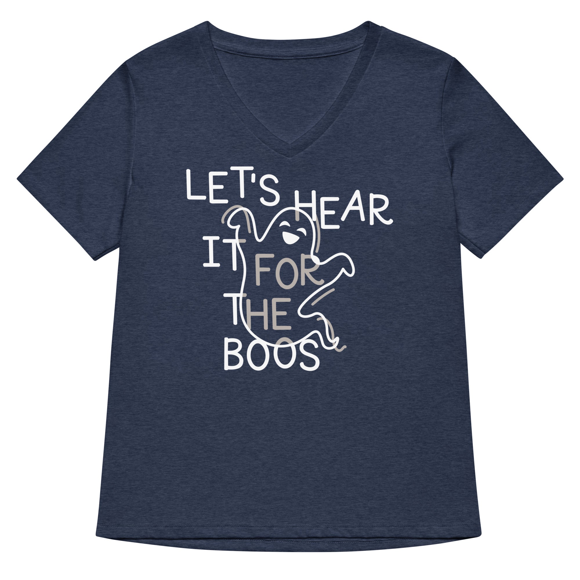 Let's Hear It For The Boos Women's V-Neck Tee Hoodie, Sweatshirt | CoreVibeTees.com (Image 2)