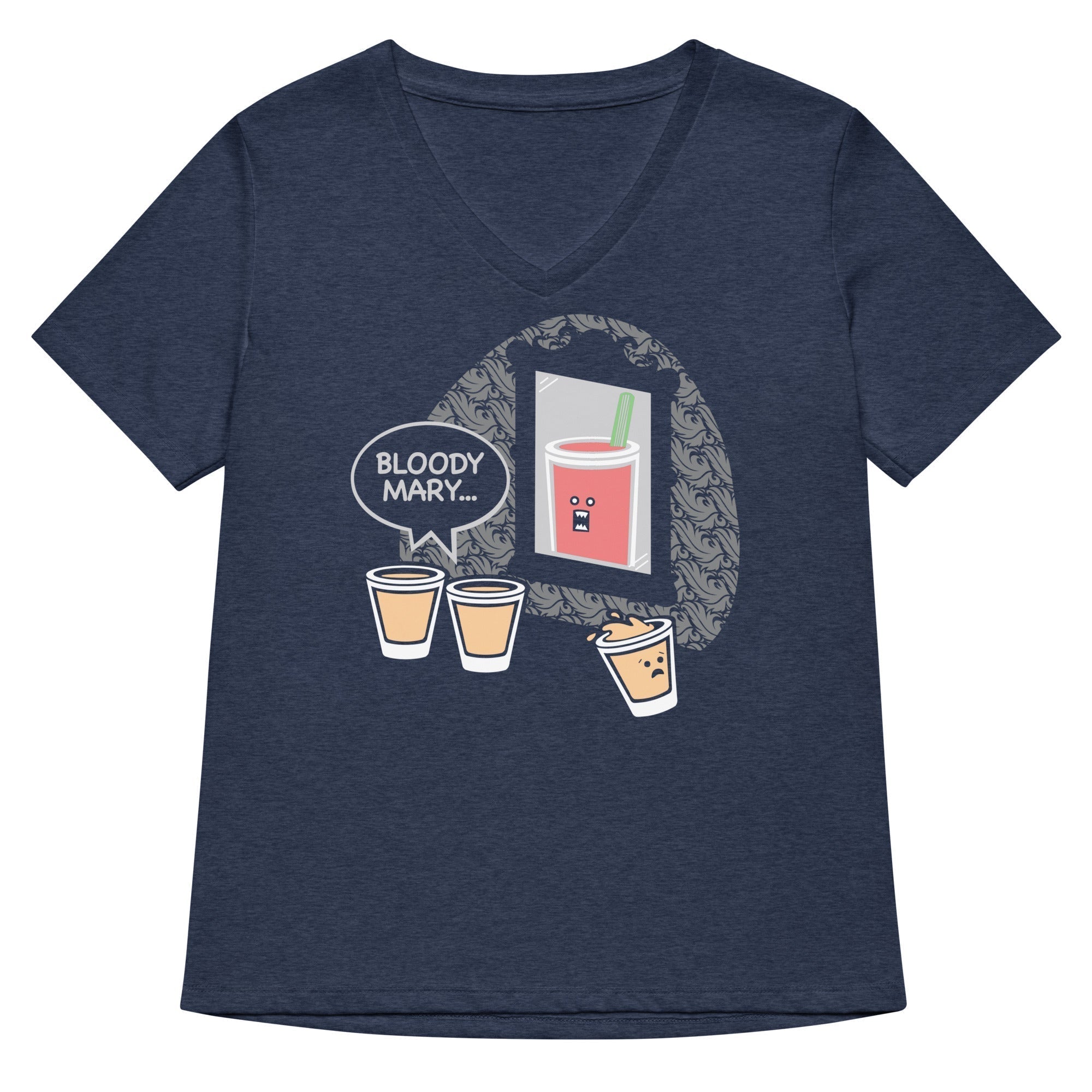 Bloody Mary Women's V-Neck Tee Hoodie, Sweatshirt | CoreVibeTees.com (Image 2)
