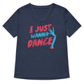 I Just Wanna Dance Women's V-Neck Tee Hoodie, Sweatshirt | CoreVibeTees.com (Image 1)