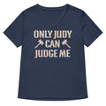 Only Judy Can Judge Me Women's V-Neck Tee Hoodie, Sweatshirt | CoreVibeTees.com (Image 1)