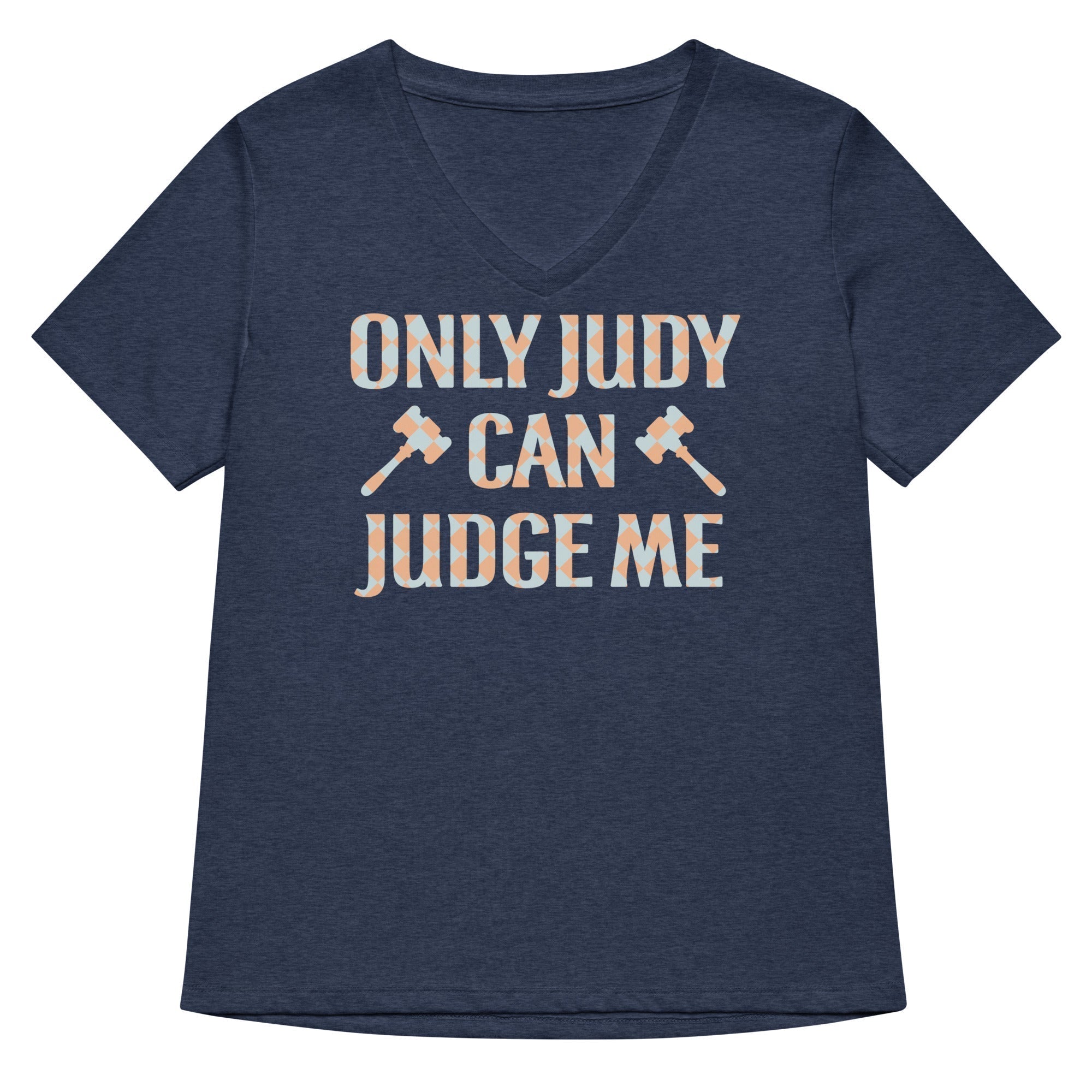 Only Judy Can Judge Me Women's V-Neck Tee Hoodie, Sweatshirt | CoreVibeTees.com (Image 1)