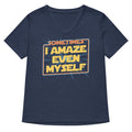 Sometimes I Even Amaze Myself Women's V-Neck Tee Hoodie, Sweatshirt | CoreVibeTees.com (Image 1)