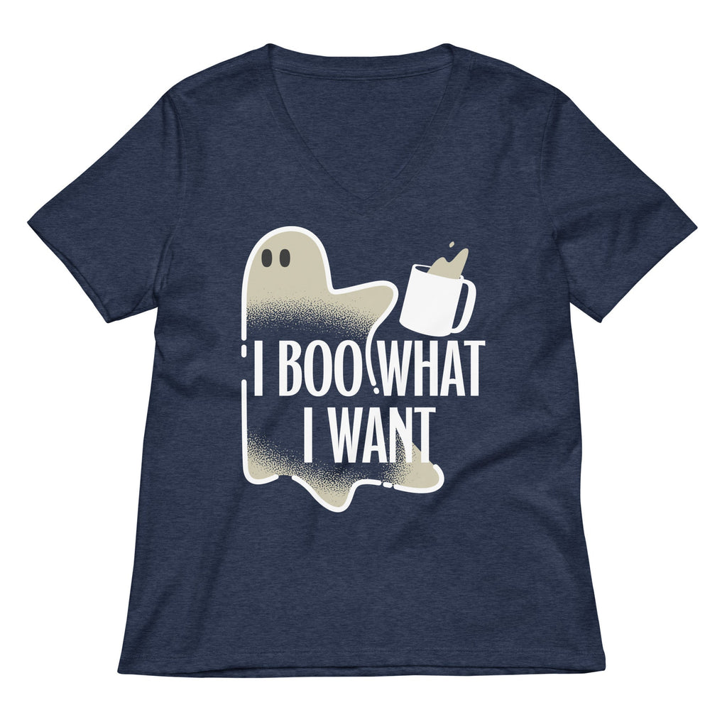 I Boo What I Want Women's V-Neck Tee Hoodie, Sweatshirt | CoreVibeTees.com (Image 2)