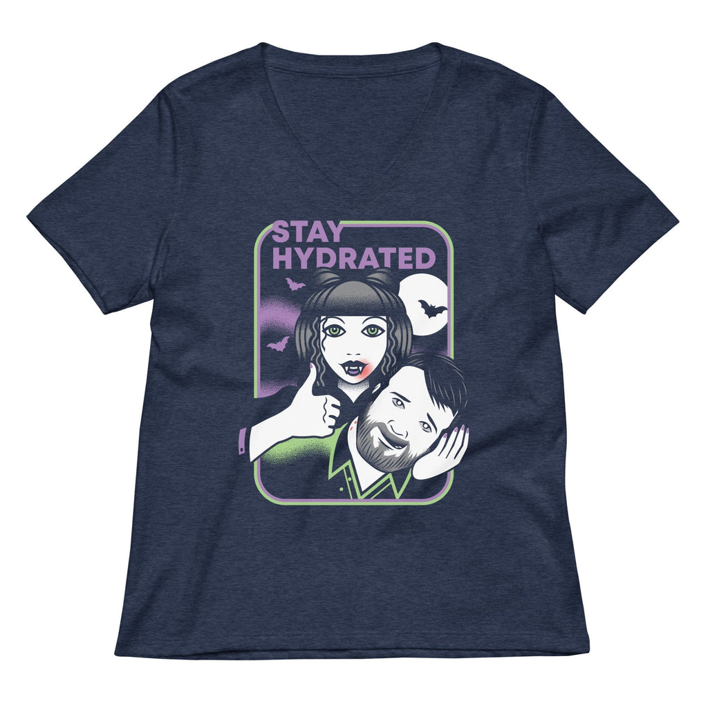 Stay Hydrated Women's V-Neck Tee Hoodie, Sweatshirt | CoreVibeTees.com (Image 2)