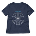 You Are Here Women's V-Neck Tee Hoodie, Sweatshirt | CoreVibeTees.com (Image 1)