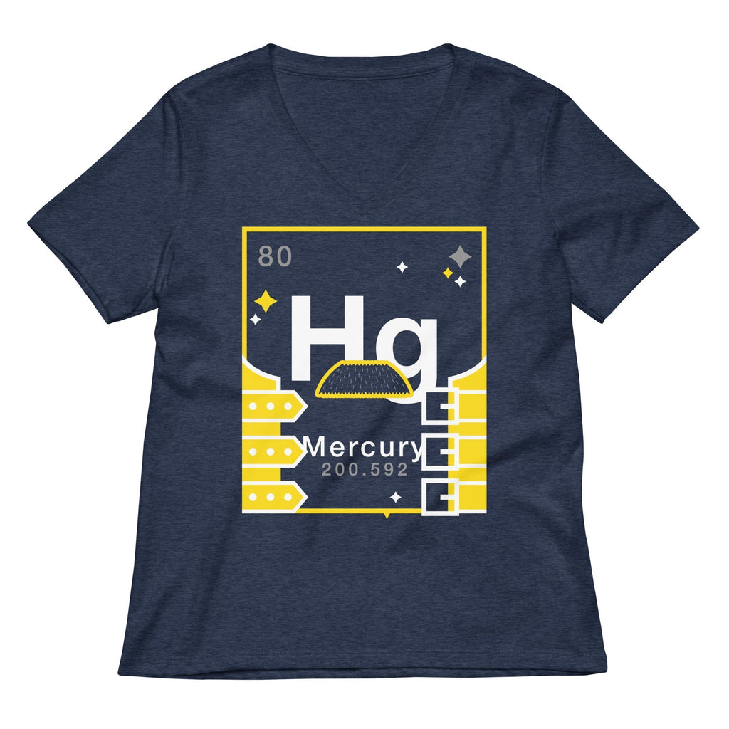 Mercury Element Women's V-Neck Tee Hoodie, Sweatshirt | CoreVibeTees.com (Image 1)