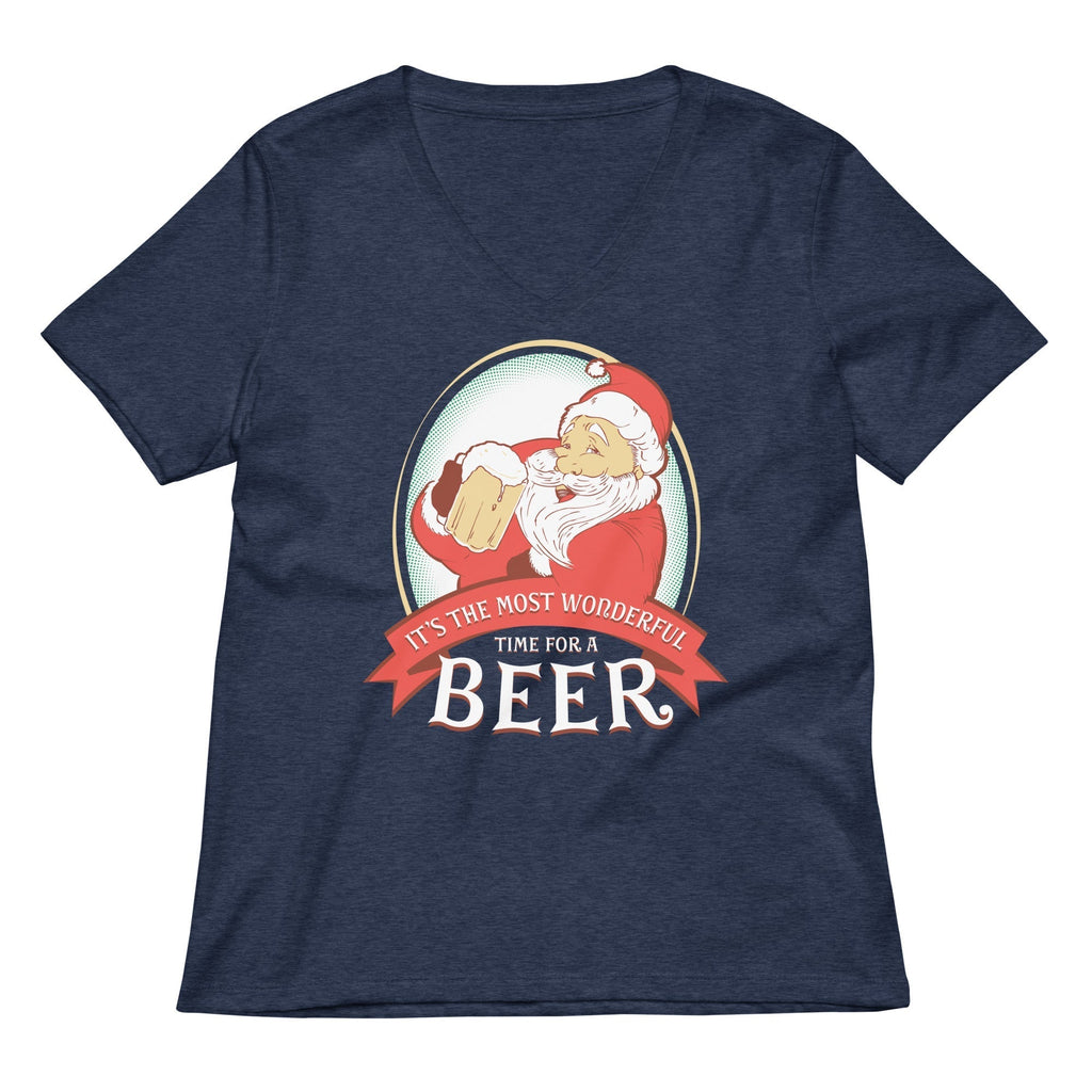 It's the Most Wonderful Time Women's V-Neck Tee Hoodie, Sweatshirt | CoreVibeTees.com (Image 2)