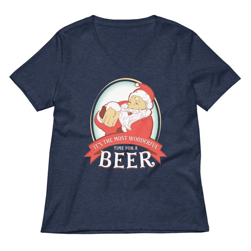 It's the Most Wonderful Time Women's V-Neck Tee Hoodie, Sweatshirt | CoreVibeTees.com (Image 2)