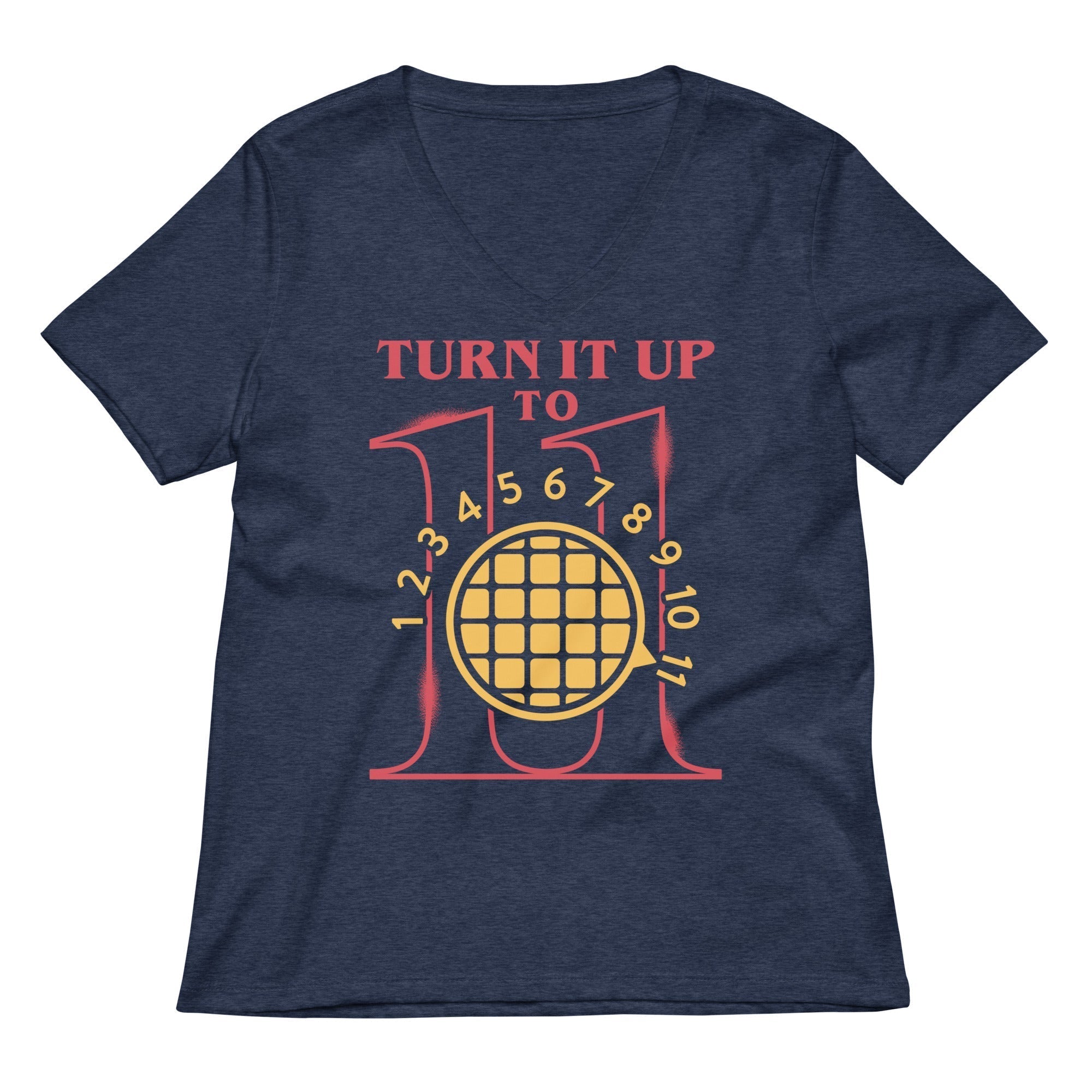 Turn It Up To 11 Women's V-Neck Tee Hoodie, Sweatshirt | CoreVibeTees.com (Image 2)