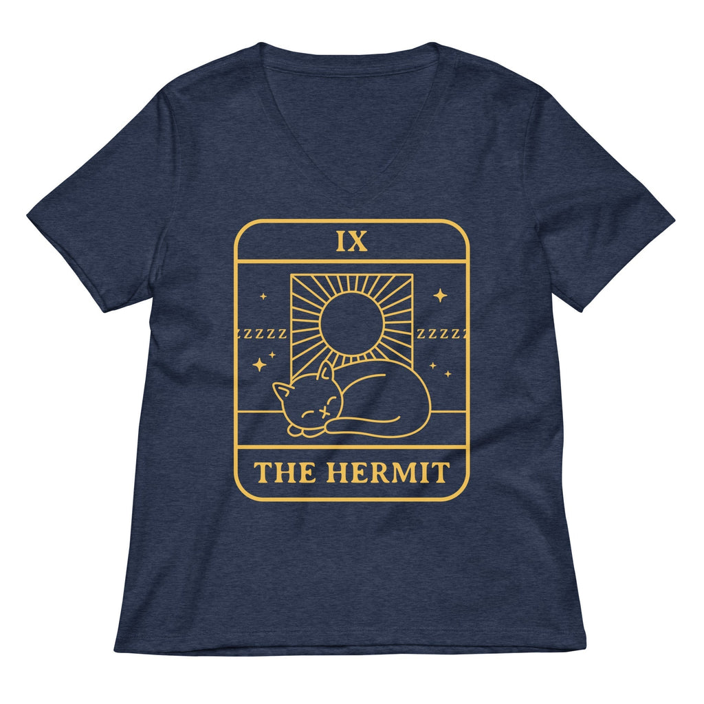 The Hermit Women's V-Neck Tee Hoodie, Sweatshirt | CoreVibeTees.com (Image 4)