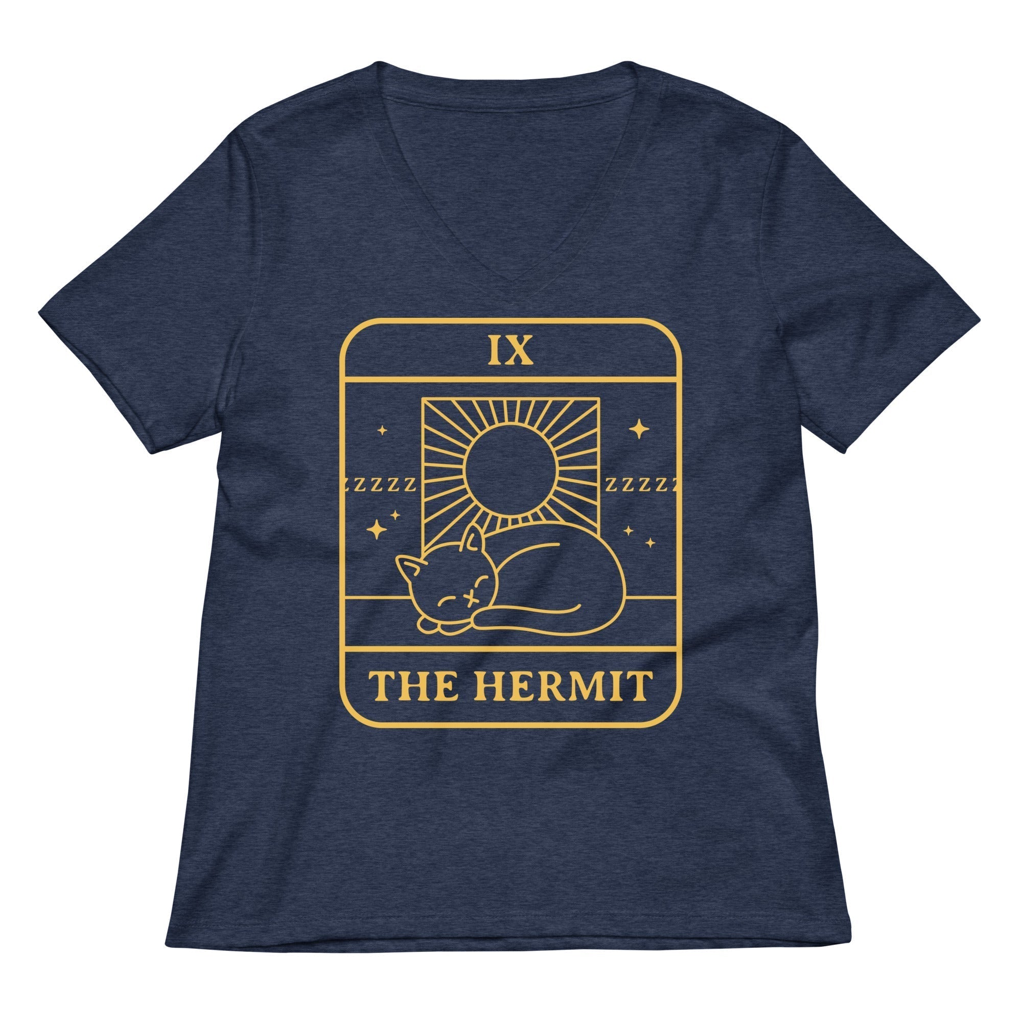The Hermit Women's V-Neck Tee Hoodie, Sweatshirt | CoreVibeTees.com (Image 4)